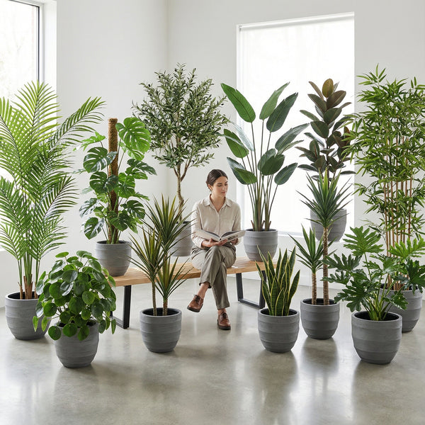 Plantas artificiales collectie Green Bubble