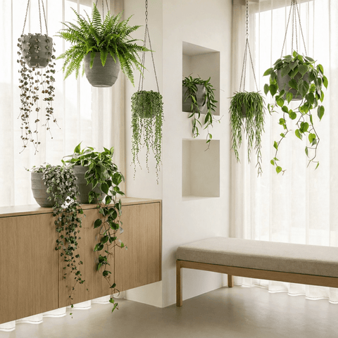 Hængende planter collectie Green Bubble