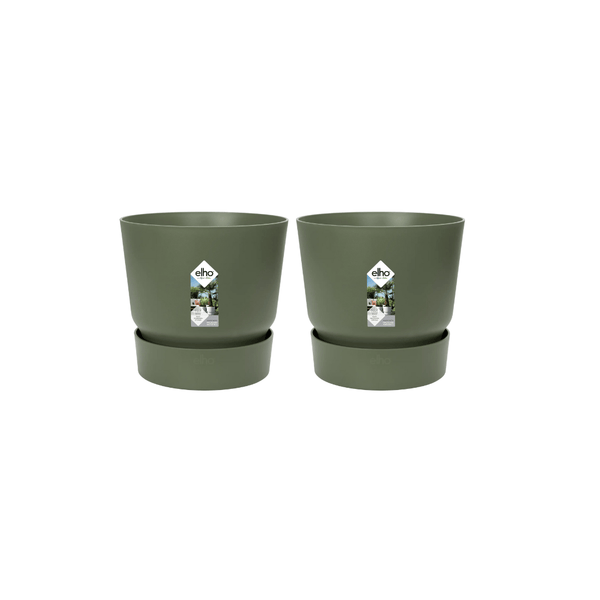 2x Pot elho Greenville groen kopen bij Green Bubble