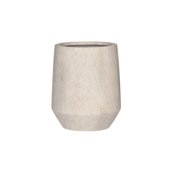 Pot Harith High Travertine Beige