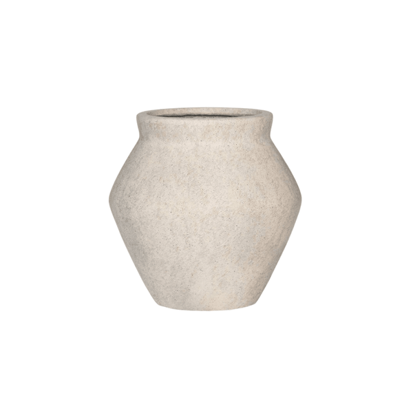 Pot Fleuri Travertine Beige