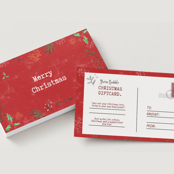 Kerst Giftcard vanaf 10 euro kopen bij Green Bubble