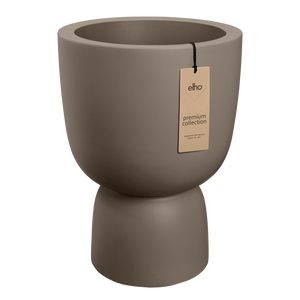 Pot Elho Amber Coupe in burnt umber
