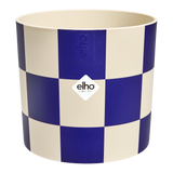 Pot Elho Blocks & Stripes bleu