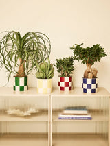 Pot Elho Blocks & Stripes jaune