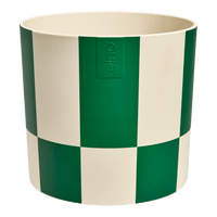 Pot Elho Blocks & Stripes green