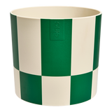 Pot Elho Blocks & Stripes green