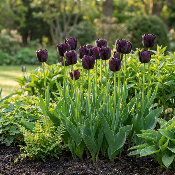Tulipanløg Triumph Black